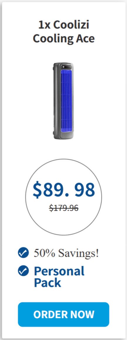 Coolizi offer price 